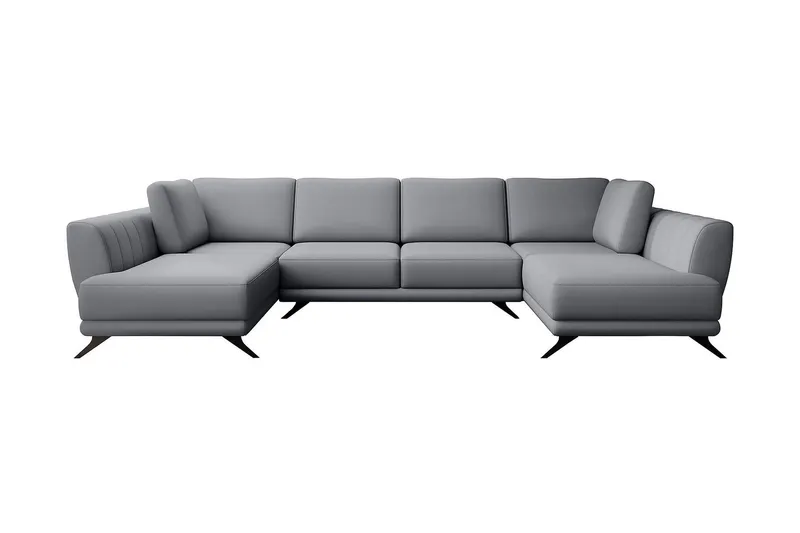 Katun Bäddsoffa Dubbelschäslong - Ljusgrå (Art.nr 1597307) — Ljusgrå