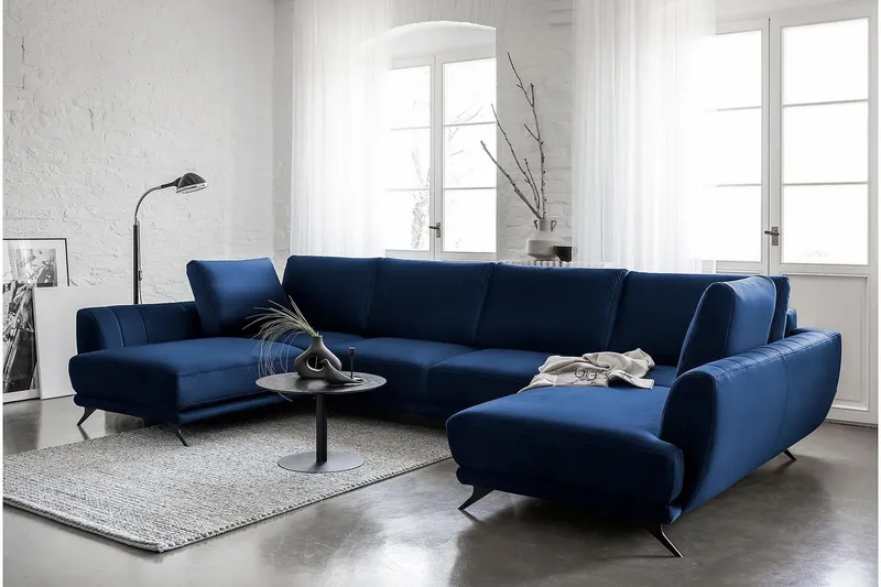 Katun Bäddsoffa Dubbelschäslong - Mörkblå (Art.nr 1597228) — Mörkblå