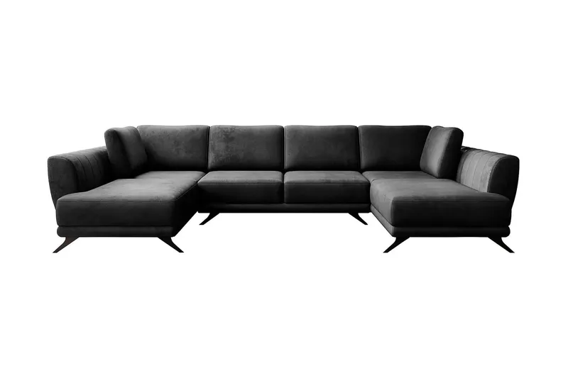 Katun Bäddsoffa Dubbelschäslong - Svart (Art.nr 1597173) — Svart