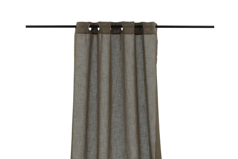 Kaya Öljettgardin 140x290 cm - Brun — Venture Home