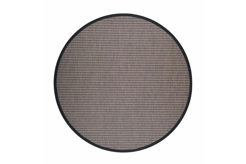 Kelo Matta Rund 200 cm Brun/Svart - Vm Carpet — VM Carpet