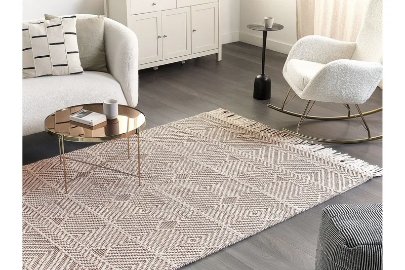 Kestel Ullmatta 160x230 cm - Beige — Beige