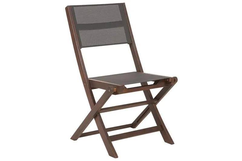 Kettelle Klappstol Utomhus 57x50x90 cm - Mörkbrun/Grå — Mörkbrun/Grå