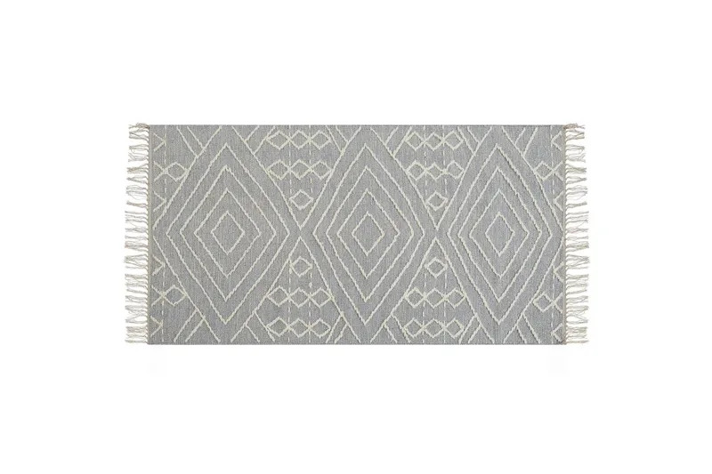 Khenifra Bomullsmatta 80x150 cm - Grå — Grå