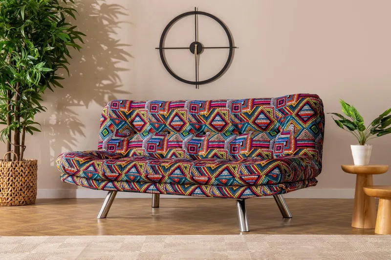 Kingaroy Bäddsoffa 3-sits 175x110 cm - Flerfärgad — Flerfärgad