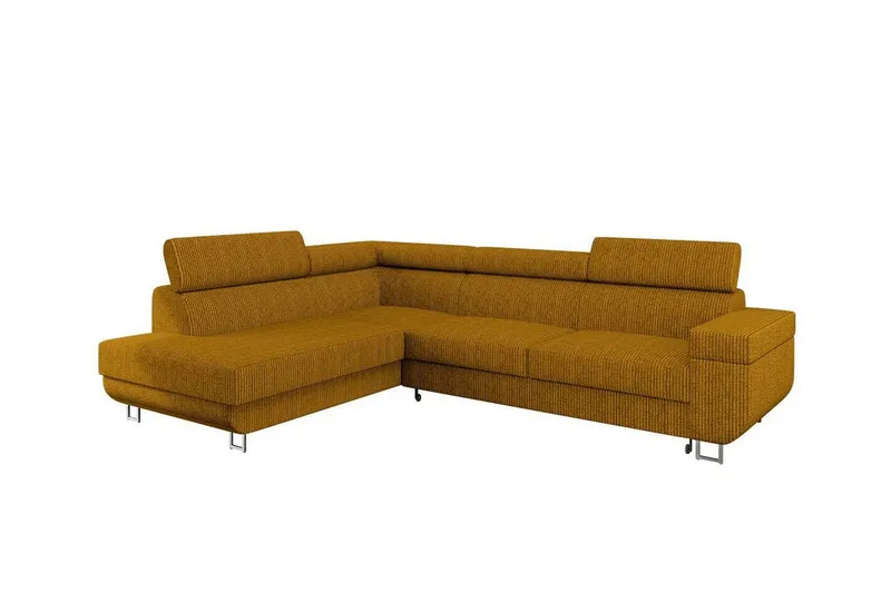 Kintore 3-sits Hörnbäddsoffa Dark yellow (Art.nr 3023265)
