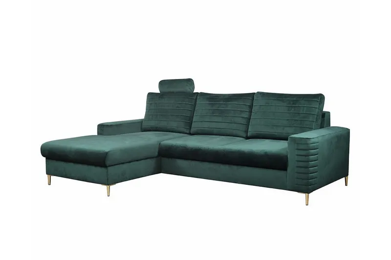 Kintore 3-sits Hörnbäddsoffa Green
