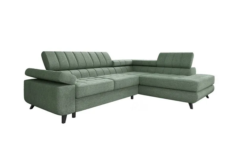 Kintore 3-sits Hörnbäddsoffa Light green (Art.nr 3021191)