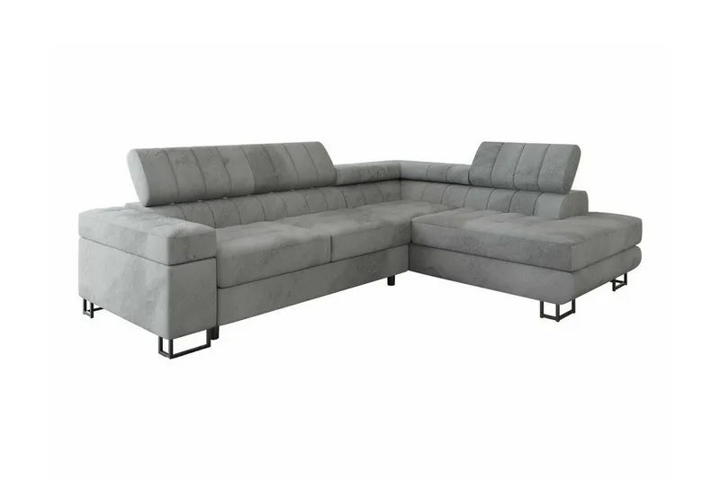 Kintore 3-sits Hörnbäddsoffa Light grey/Dark grey (Art.nr 3021162)