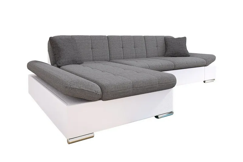 Kintore 3-sits Hörnsoffa Light Grey/White (Art.nr 3023066)
