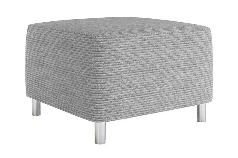 Kintore Fotpall 56 cm Light grey/Dark grey