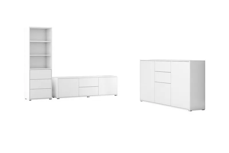 Kintore Möbelset För Vardagsrum White (Art.nr 3023262)