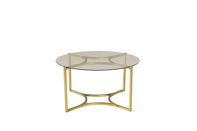 Kivik Soffbord Runt 75cm - Transparent — Venture Home