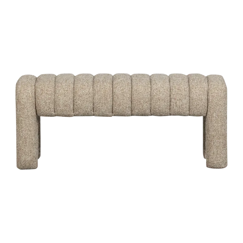 Klädd Bänk Frex 110 cm - Brun — WOOOD