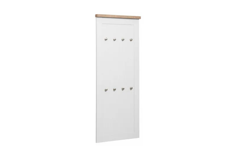 Klädhängare Heinina 50 cm - Vit|Brun — Loft24