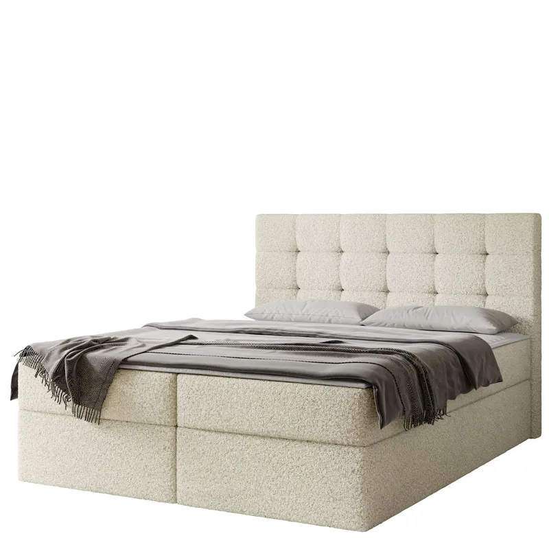Kleiv Kontinentalsäng med förvaring 140x200 cm - beige — beige