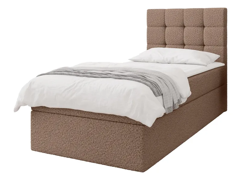 Kleiv Kontinentalsäng med förvaring 80x200 cm - brun — brun