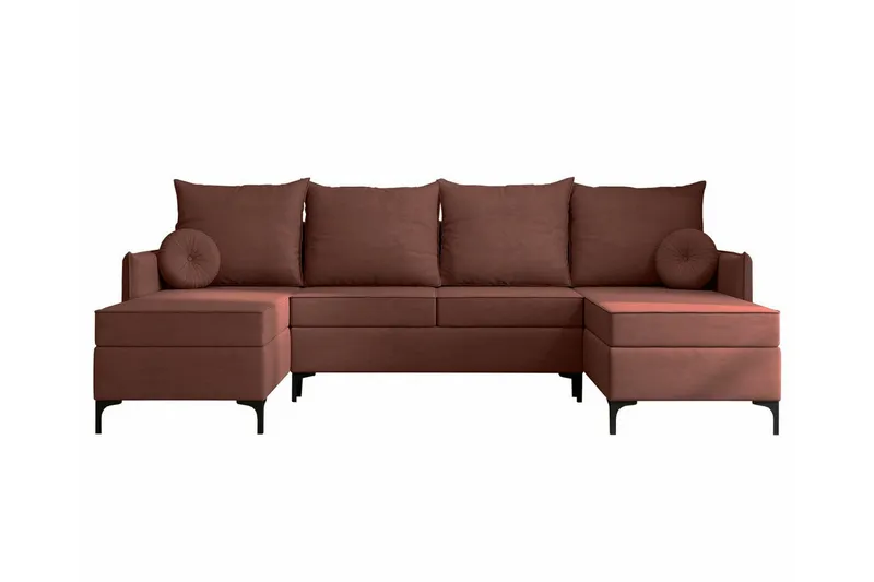 Knocklong 4-sits Hörnbäddsoffa - Rosa (Art.nr 3026478) — Rosa