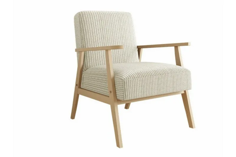Knocklong Fåtölj Beige/Wood
