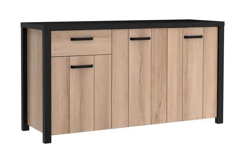 Konitsa Sideboard 52x160 cm - Brun/Svart — Brun/Svart