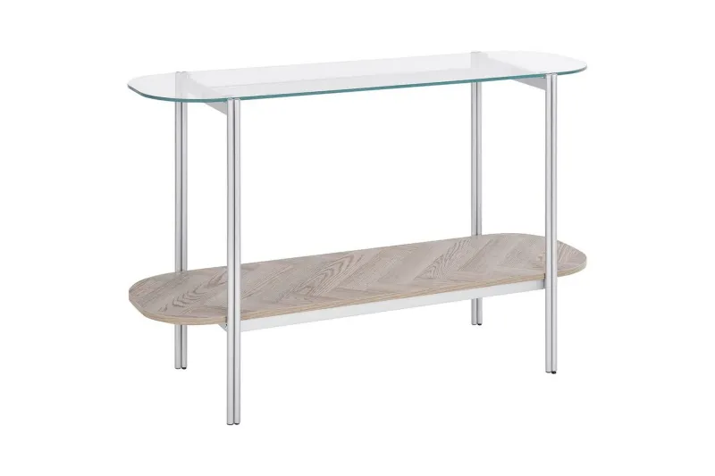 Konsolbord Lovell Silver, ljust trä - Silver, ljust trä — Silver, ljust trä