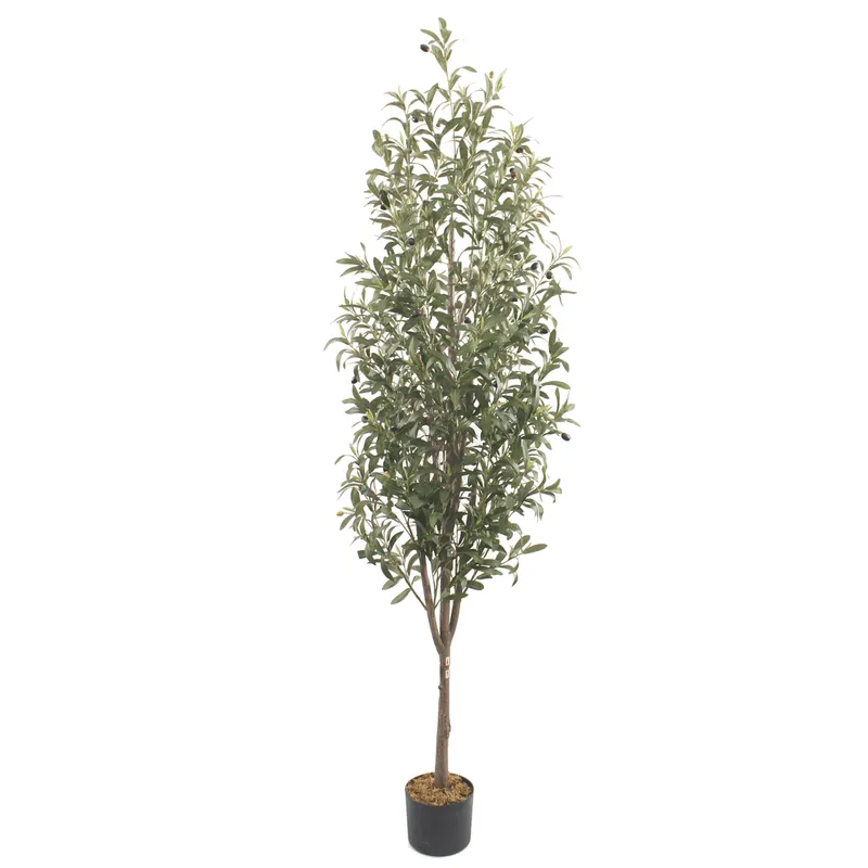 Konstgjort plastolivträd 190 cm \| Underhållsfritt med realistiska blad