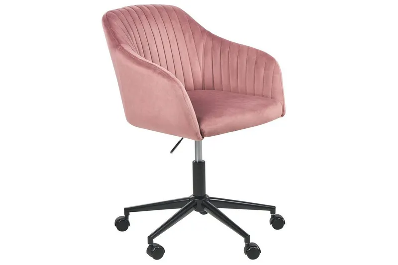 Kontorsstol Venice Rosa/Svart - Rosa/Svart — Rosa/Svart
