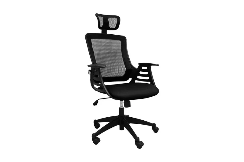 Kontorstol Merano Nackstöd 645x49x96-103 Svart - Svart/Grå — Svart/Grå
