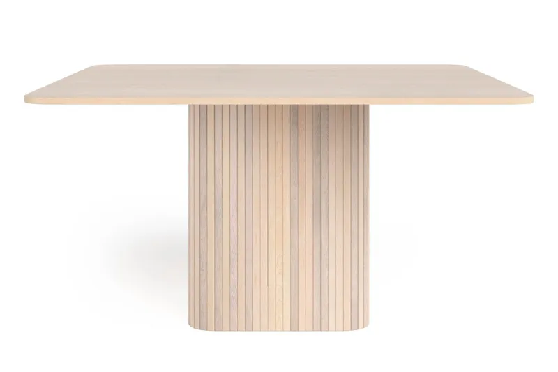Kopparbo Matbord 140 cm - Ljust vitlaserat ekträ — Bark