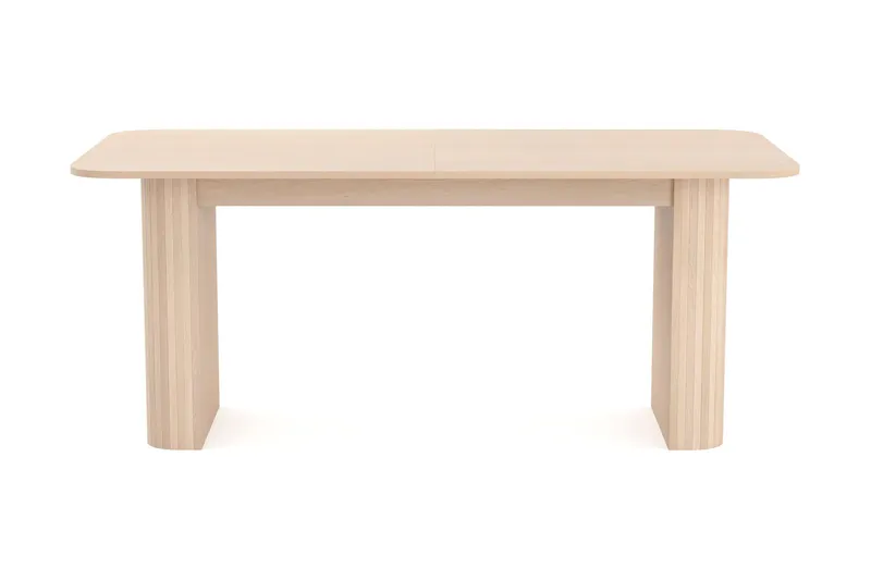 Kopparbo Matbord 180-240 cm Förlängningsbart - Ljust vitlaserat ekträ — Bark