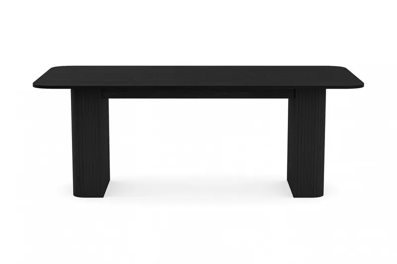 Kopparbo Matbord 200-260 cm Förlängningsbart - Svart trä — Svart trä