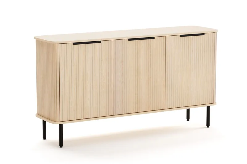 Kopparbo Sideboard Vitlaserad Ek - Ljust vitlaserat ekträ — Bark