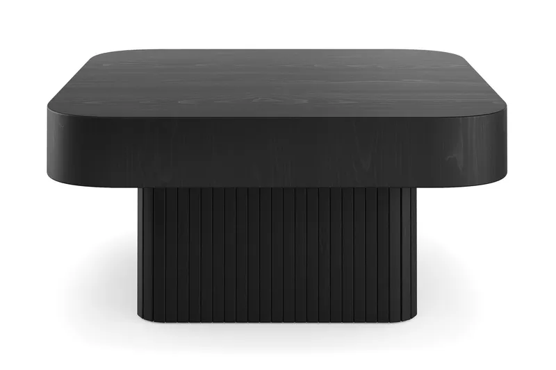 Kopparbo Soffbord 80 cm Svart - Svart trä — Bark