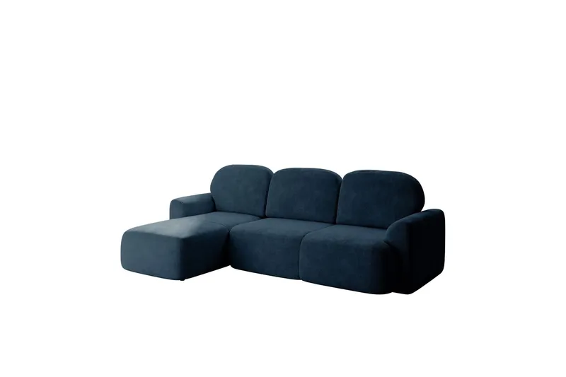 Korfu Bäddsoffa m. Divan 3-sits - Blå — Blå
