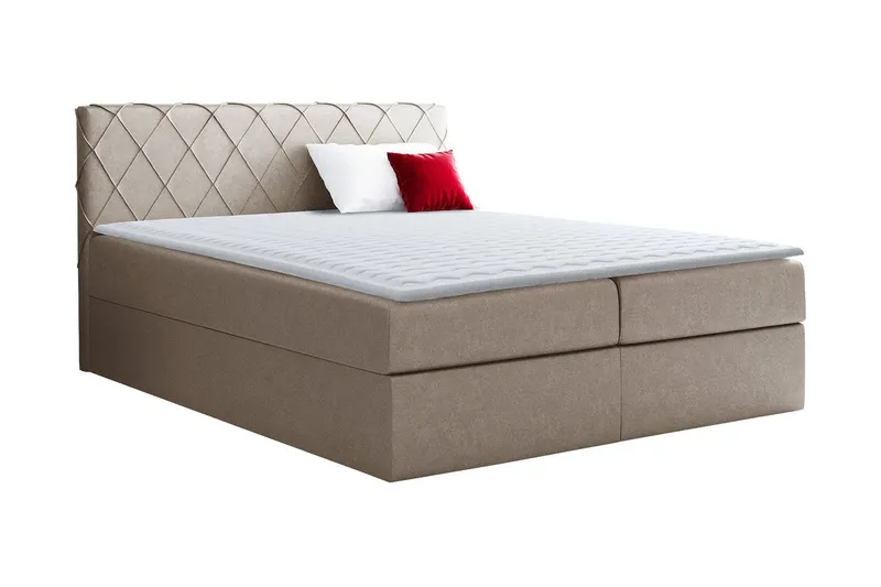 Korshavn Kontinentalsäng 160x200 - Beige — Beige