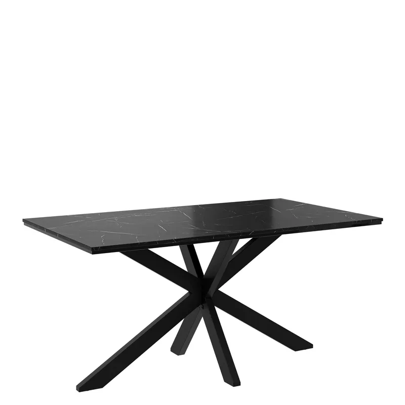 Kovrel Matbord 160 cm Rektangulär - Svart — Svart