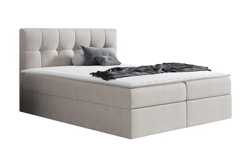 Kramvik Kontinentalsäng 160x200 cm - Beige — Beige