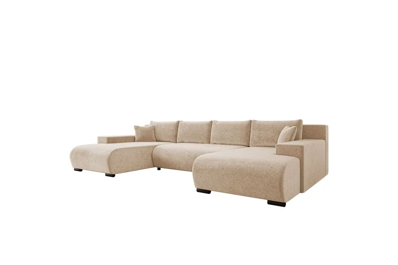 Krysen Bäddsoffa Dubbeldivan 4-sits - Beige (Art.nr 3116267) — Beige