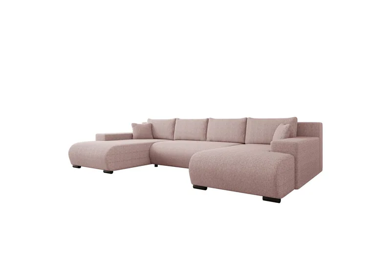 Krysen Bäddsoffa Dubbeldivan 4-sits - Rosa (Art.nr 3116277) — Rosa
