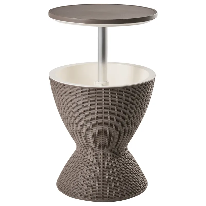 Kylbar/Barbord utomhus Aisa 49 cm Imitation Av Trä - brun — brun
