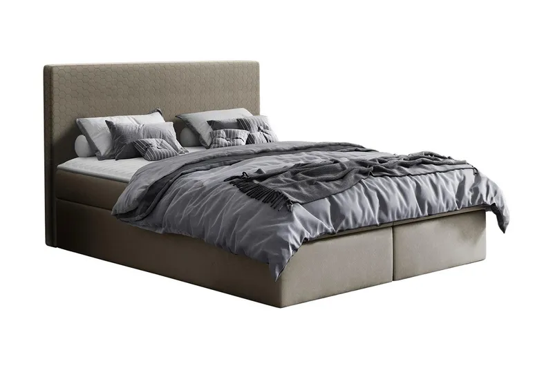 Laargard Kontinentalsäng medFörvaring 140x200 - Beige — Beige