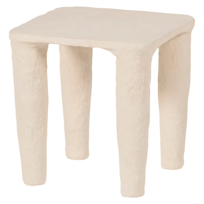 Lågt Sidobord Papier Vion 40 cm - Offwhite — WOOOD