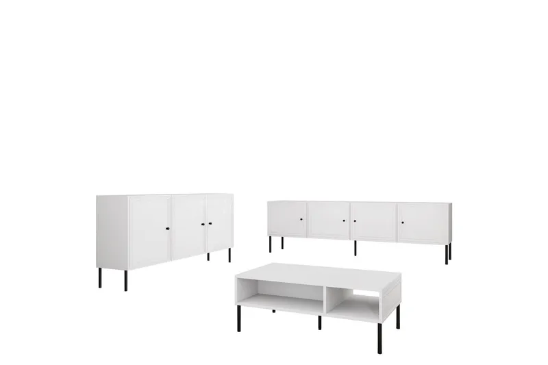 Laholm Möbelset För Vardagsrum - Vit (Art.nr 3063327) — Vit