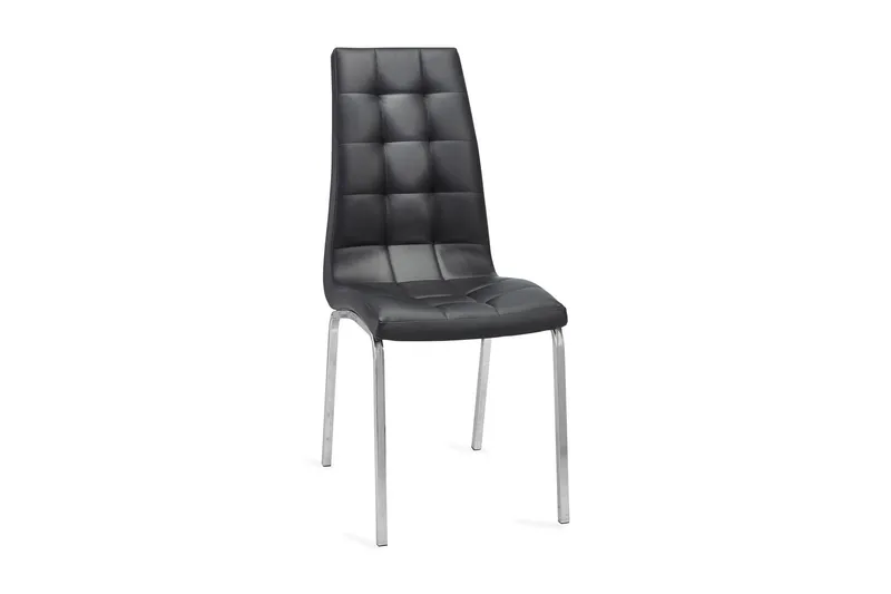 Laima Matstol Konstläder 2-pack - Svart — Loft24