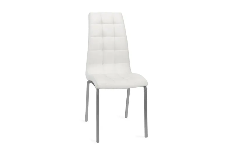 Laima Matstol Konstläder 2-pack - Vit — Loft24