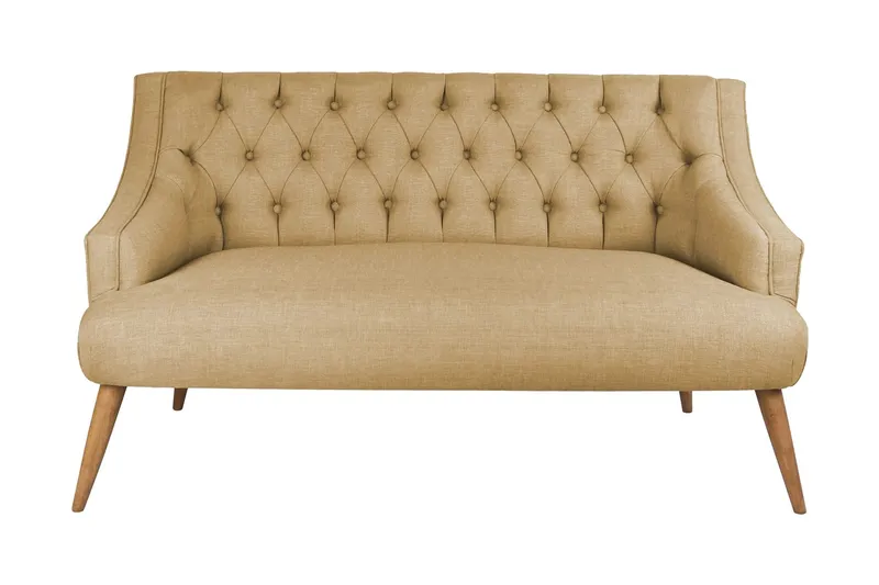Lamonti 2-sits Soffa - Ljusbrun/Natur — Ljusbrun/Natur