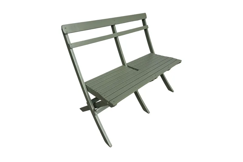 Landet liten soffa utomhus 110x60x89 cm - Träsoffa akacia - Grön — KWA
