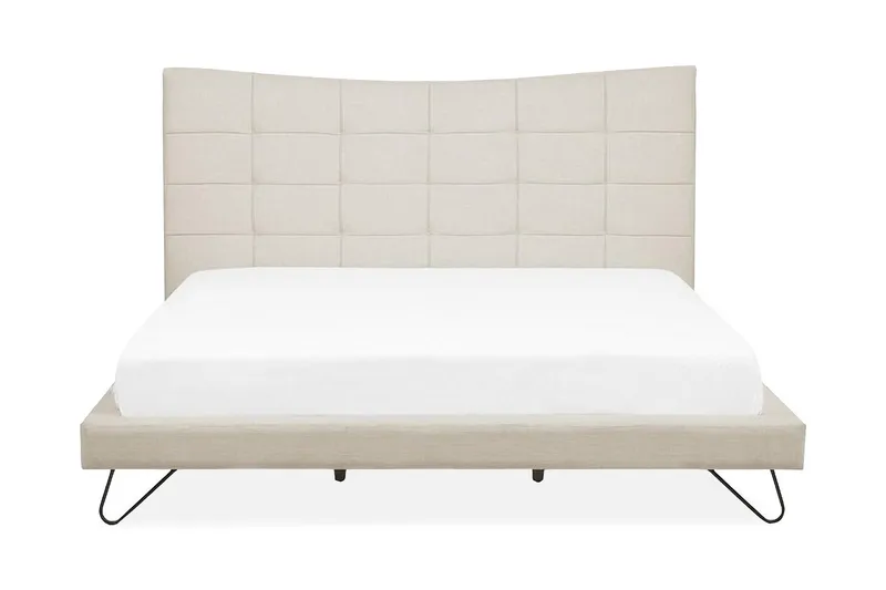 Lannion Dubbelsäng 180200 cm Beige - Beige — Bedly