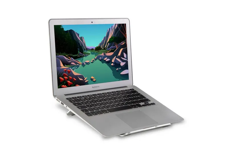 Laptopställ Desire2 Portabelt Silver - Silver — Silver