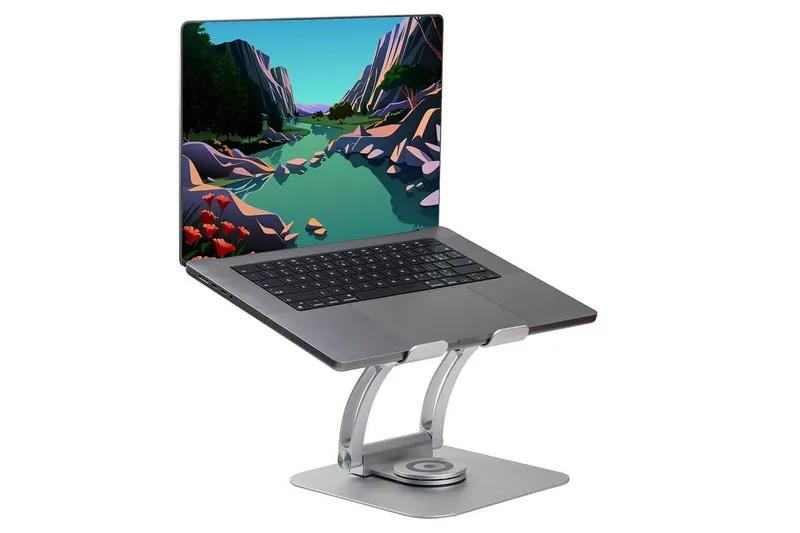 Laptopställ Desire2 Supreme Dual Pivot Plus Silver - Silver — Silver